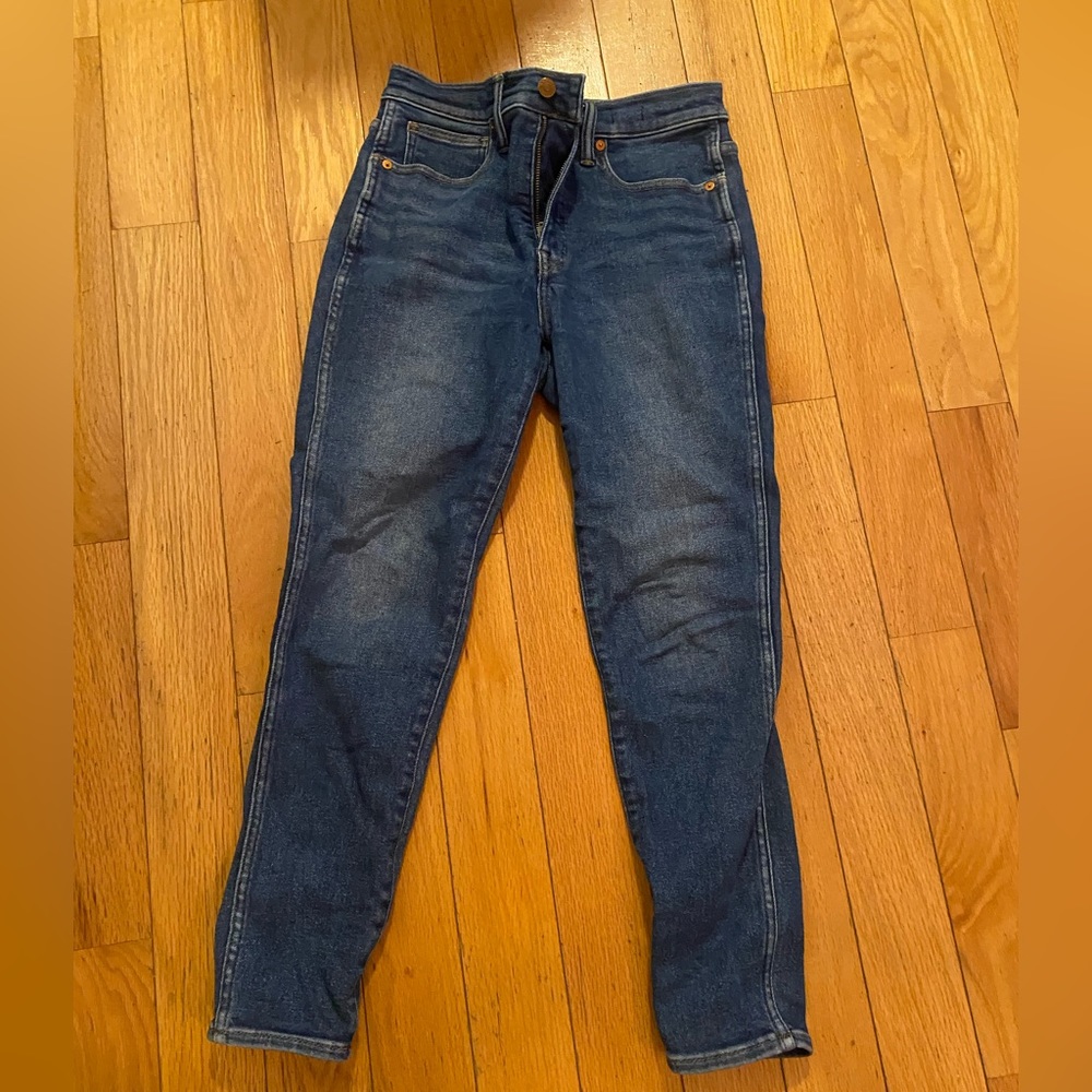 Madewell petite 10" high-rise skinny jeans